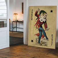 Vintage Playing Card Print - Joker