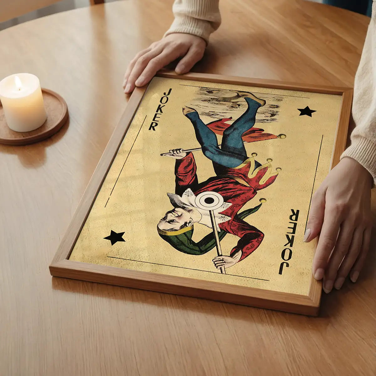 Vintage Playing Card Print - Joker