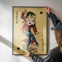Vintage Playing Card Print - Joker