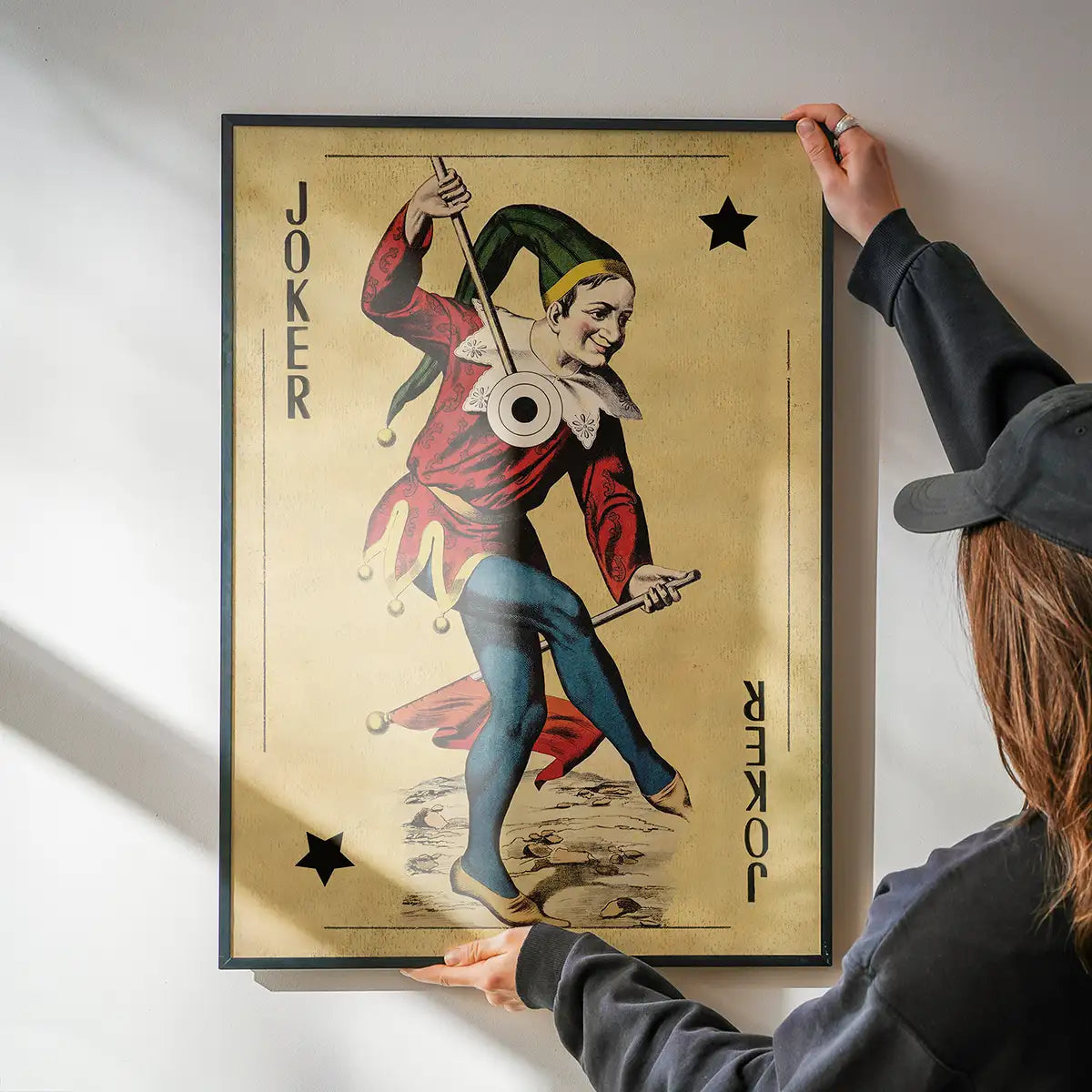 Vintage Playing Card Print - Joker