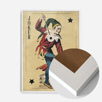 Vintage Playing Card Print - Joker
