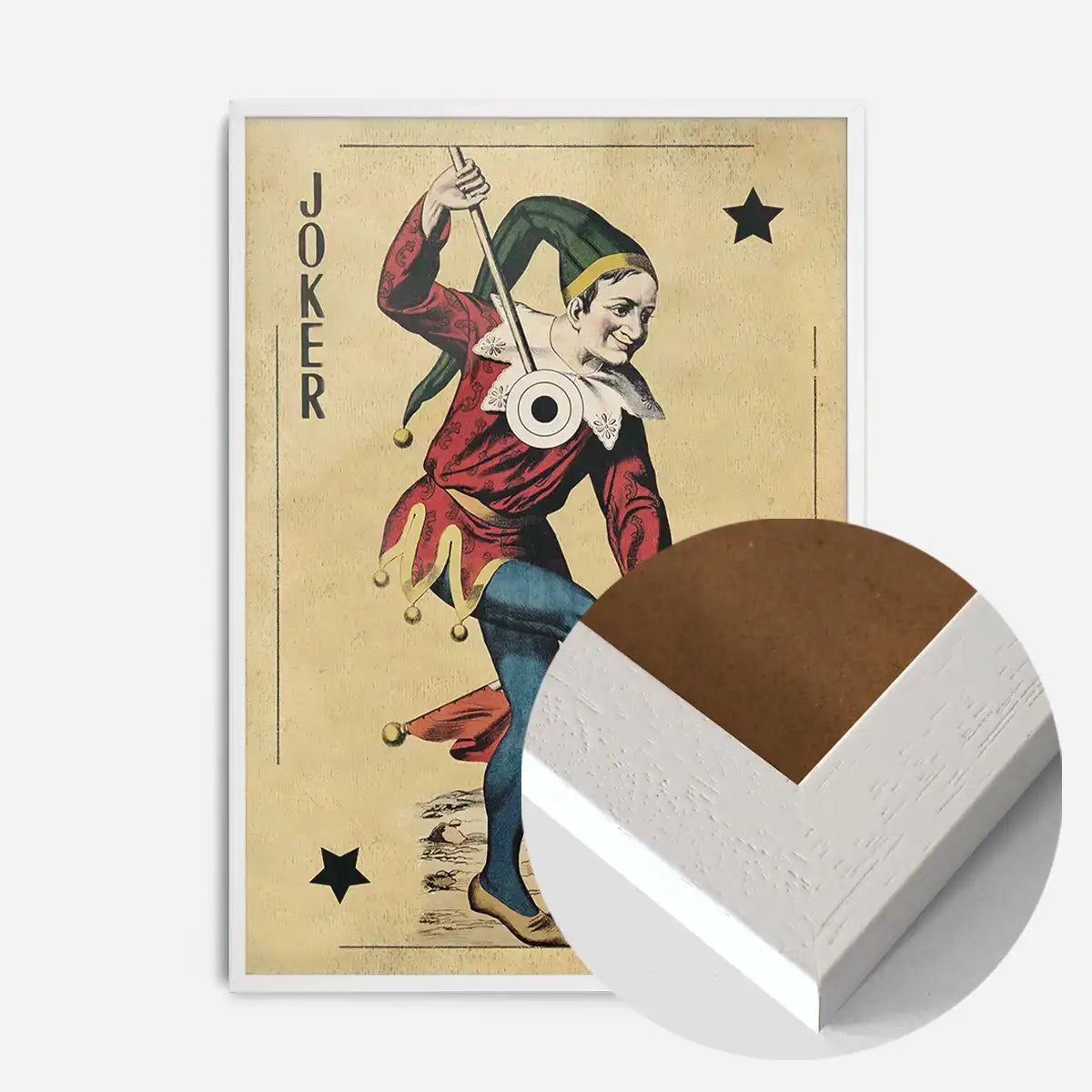 Vintage Playing Card Print - Joker