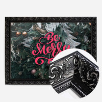 Be Merry Decorative Typographic Print