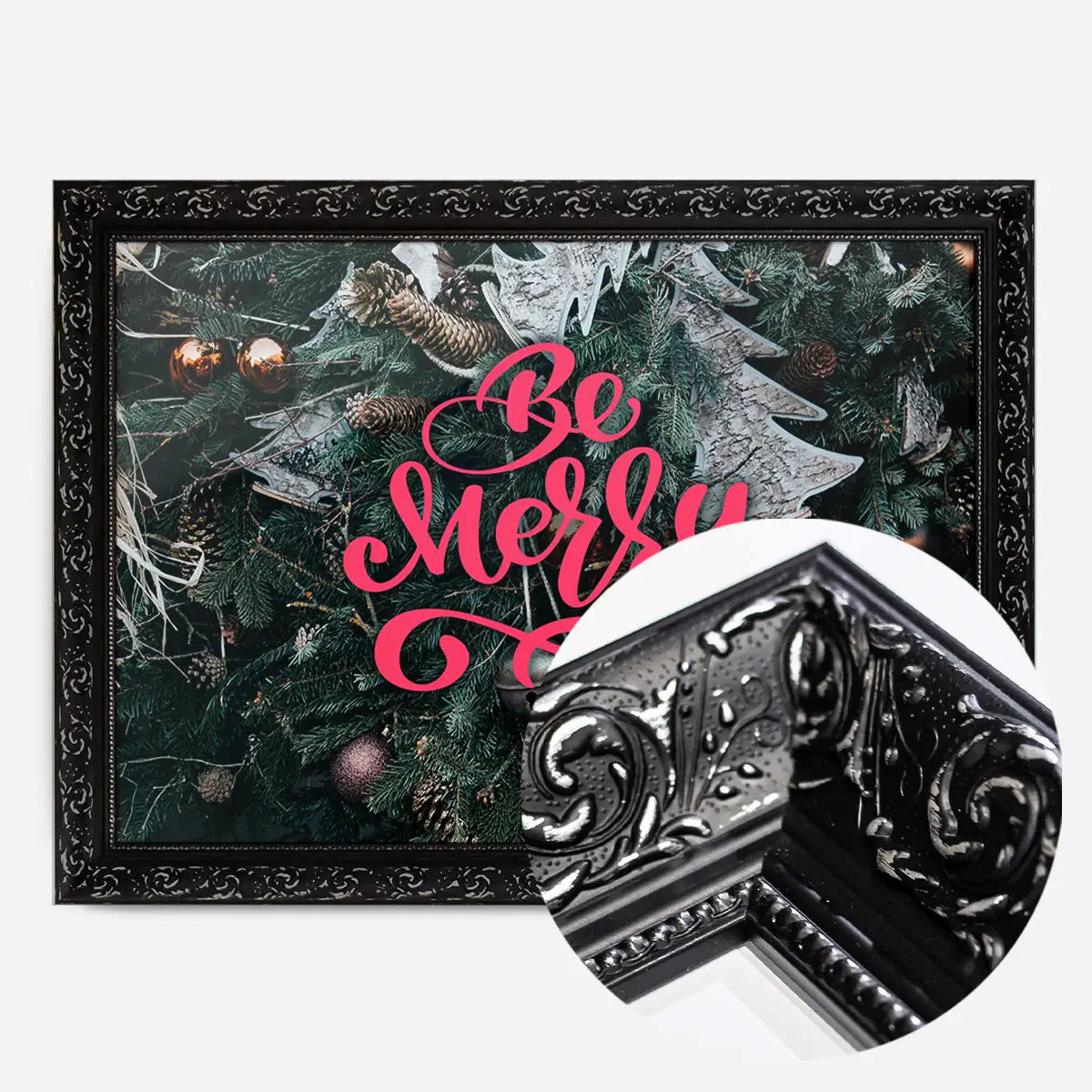 Be Merry Decorative Typographic Print
