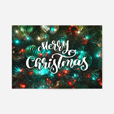 Merry Christmas Decorative Typographic Print