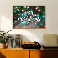 Merry Christmas Decorative Typographic Print