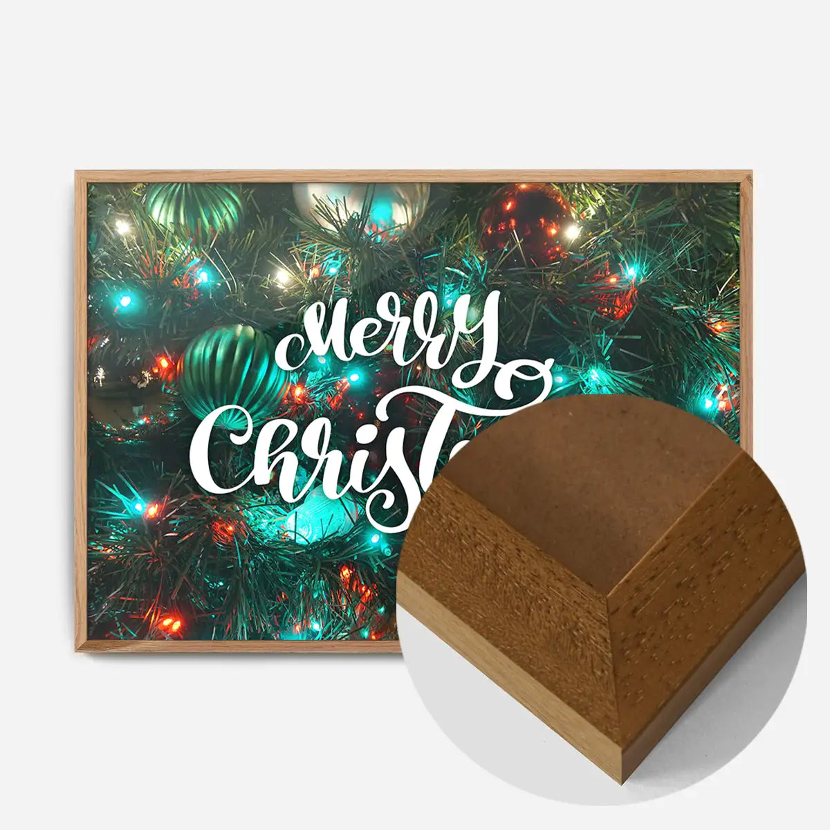 Merry Christmas Decorative Typographic Print