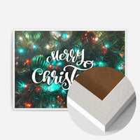 Merry Christmas Decorative Typographic Print