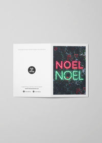 NOEL NOEL A6 Christmas Greetings Card og