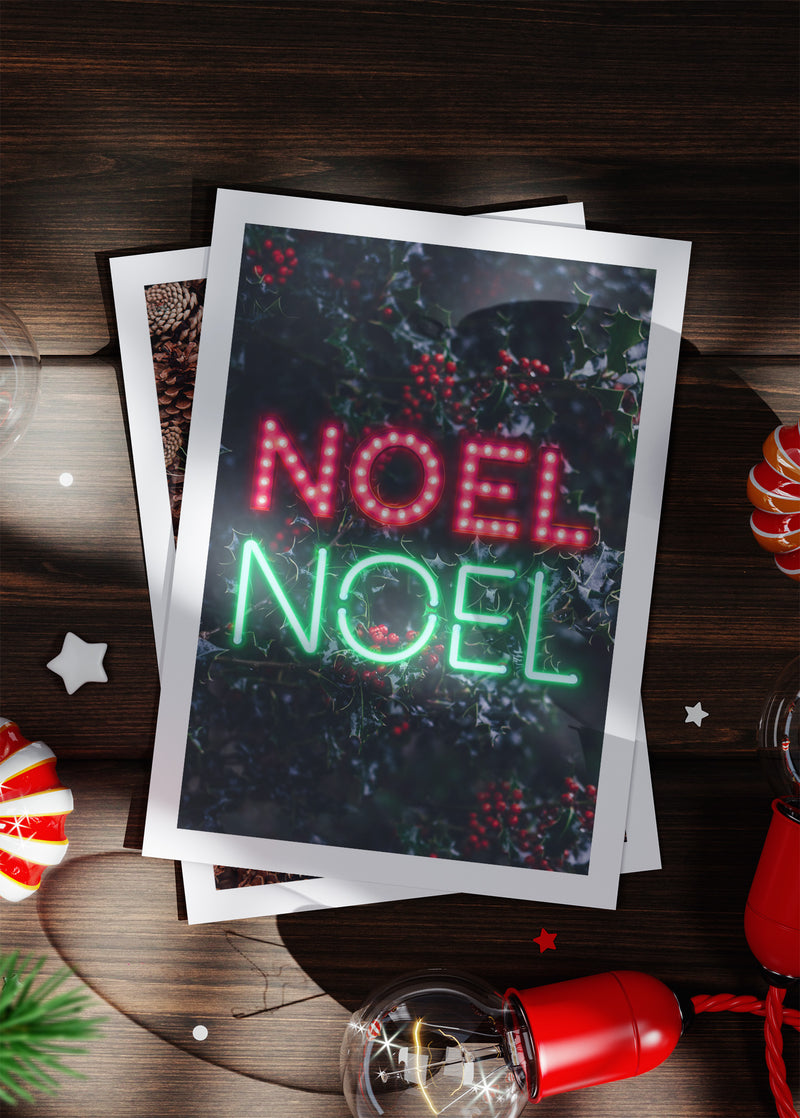 NOEL NOEL A6 Christmas Greetings Card og