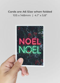 NOEL NOEL A6 Christmas Greetings Card og