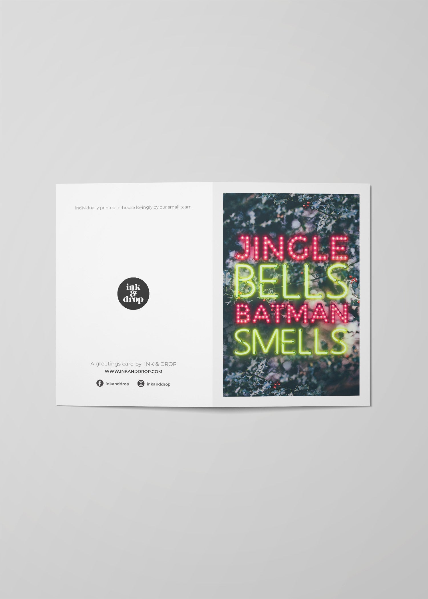 Jingle Bells A6 Christmas Greetings Card