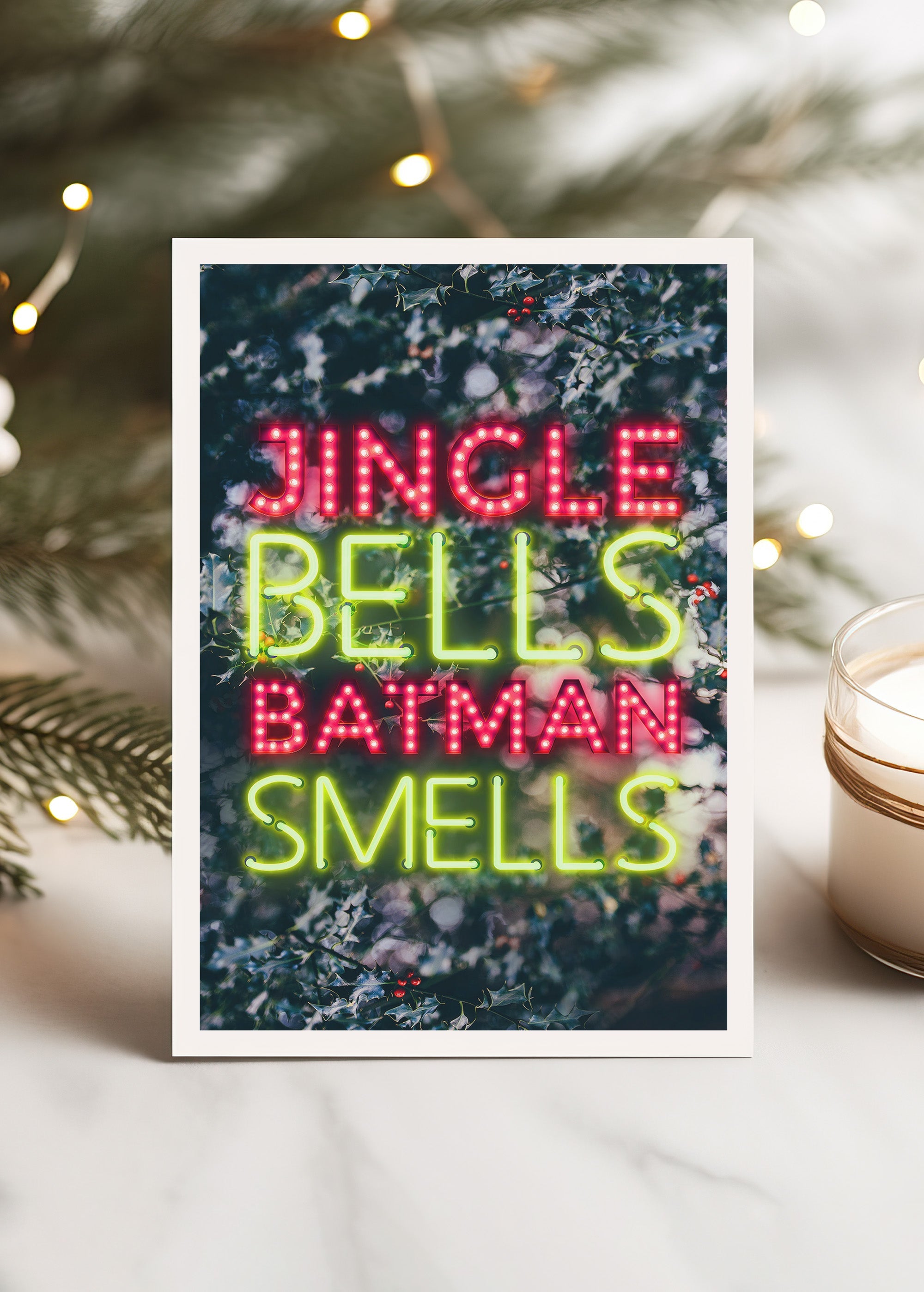 Jingle Bells A6 Christmas Greetings Card