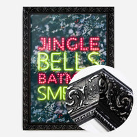 Jingle Bells Neon Christmas Print