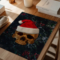 Santa Gold Skull Print