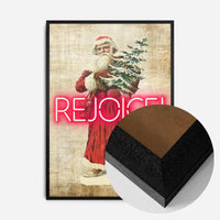 Vintage Rejoice Neon Print