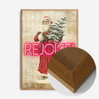 Vintage Rejoice Neon Print