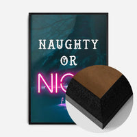 Naughty Or Nice Neon Print