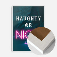 Naughty Or Nice Neon Print