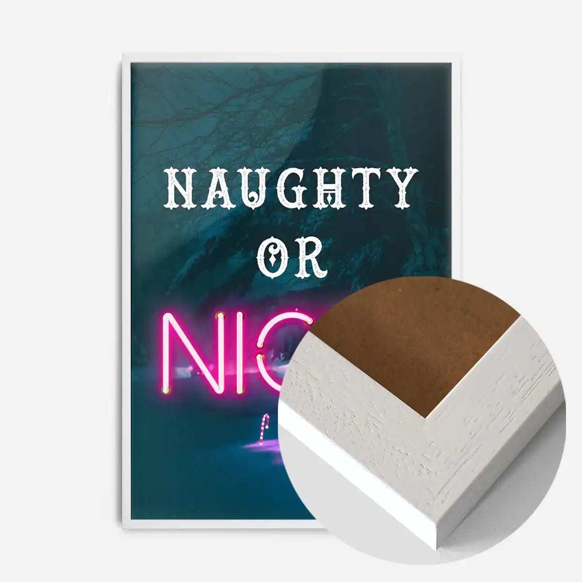 Naughty Or Nice Neon Print
