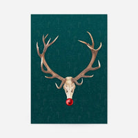 Rudolph Skull Print
