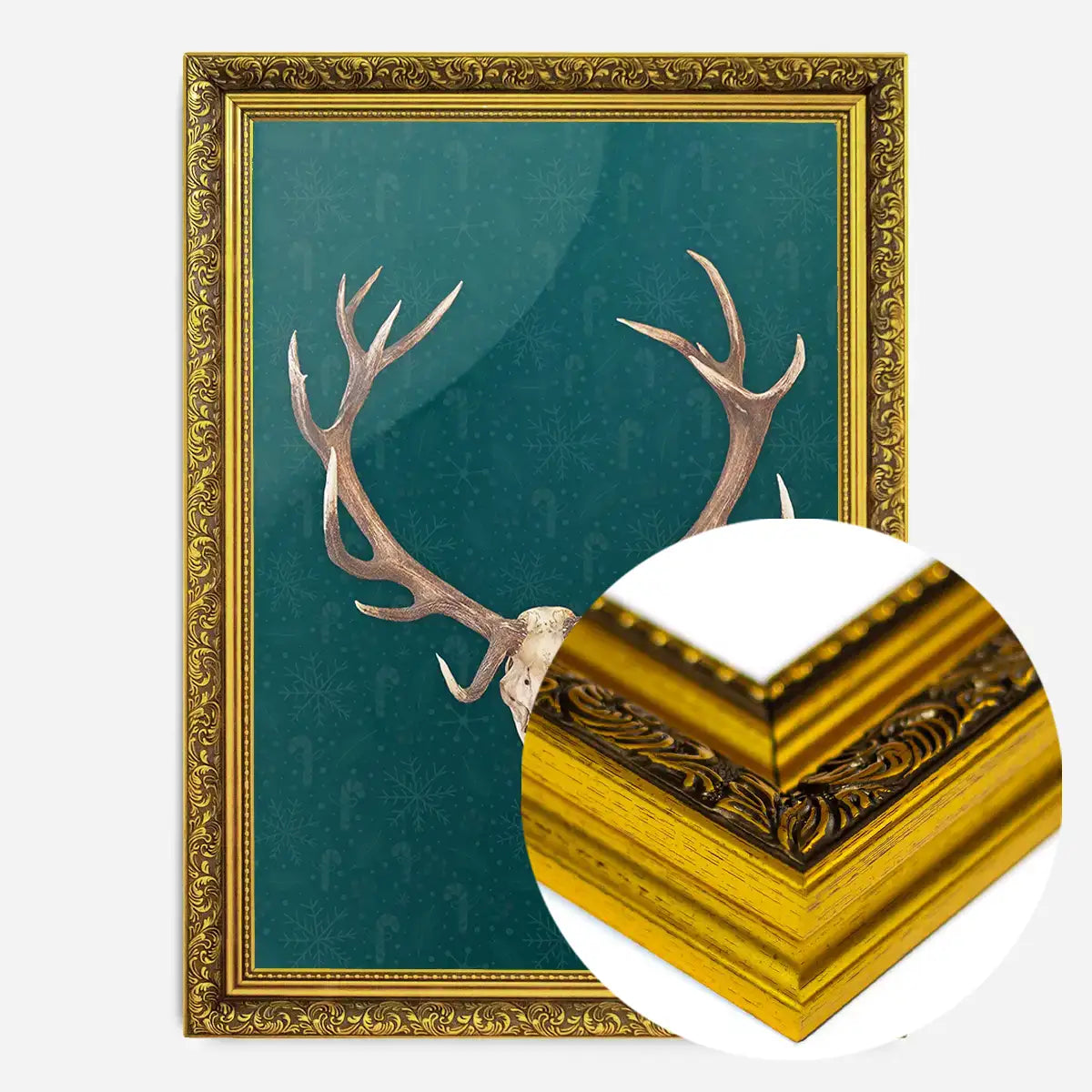 Rudolph Skull Print