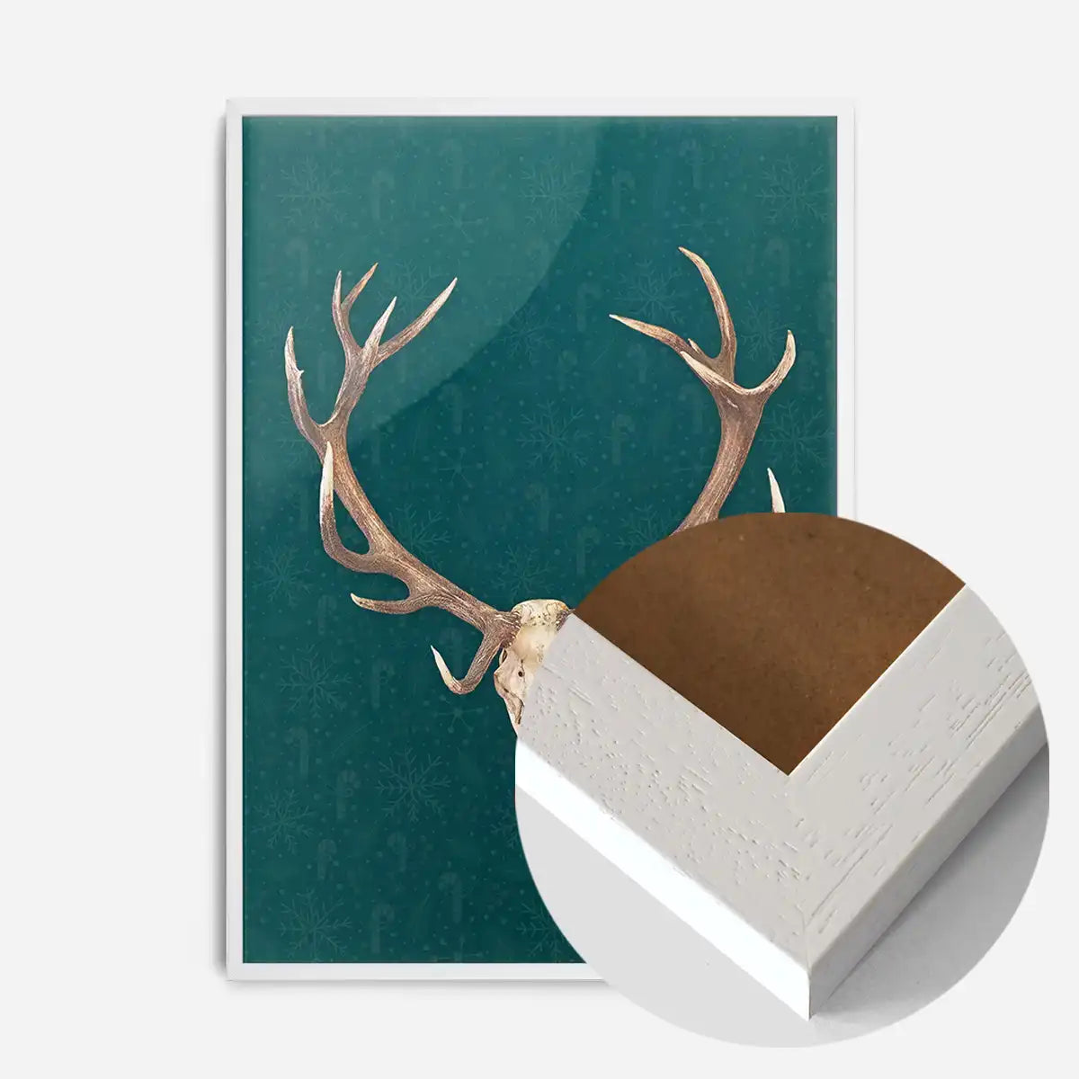 Rudolph Skull Print