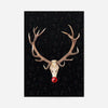 Rudolph Skull Print Black