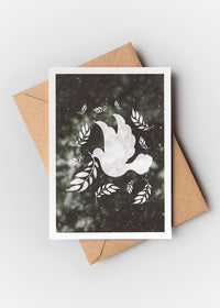 White Dove A6 Christmas Greetings Card