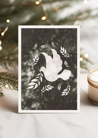 White Dove A6 Christmas Greetings Card