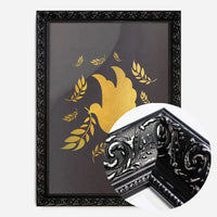 Gold Peace Dove Christmas Print