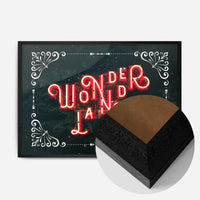 Wonderland Neon Christmas Print