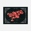Wonderland Neon Christmas Print