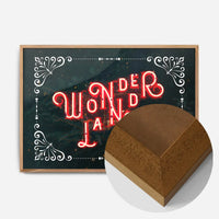Wonderland Neon Christmas Print