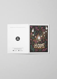 Hope Sign A6 Christmas Greetings Card