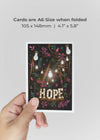 Hope Sign A6 Christmas Greetings Card