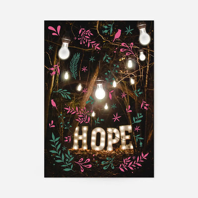 Hope Sign Christmas Print