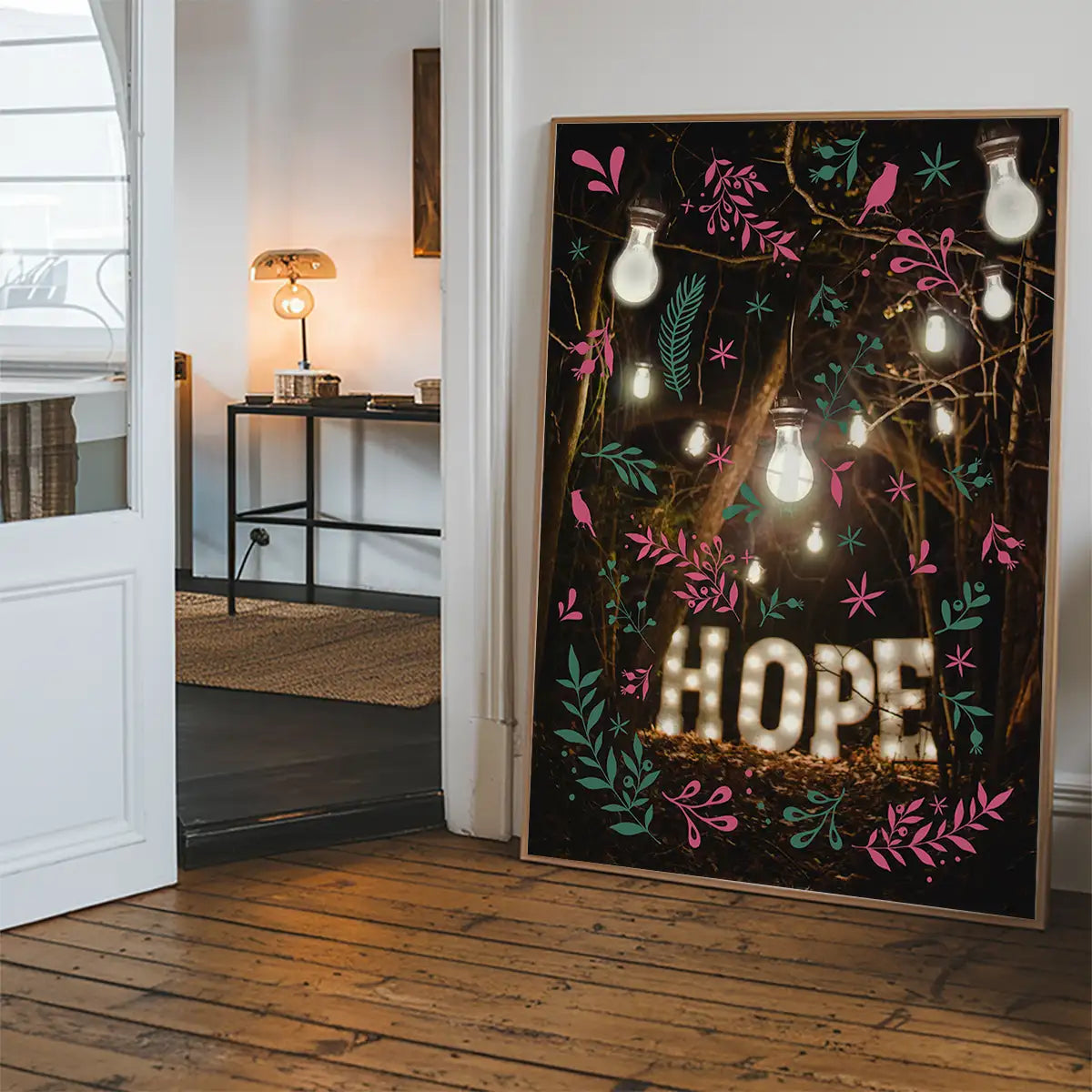 Hope Sign Christmas Print