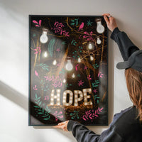 Hope Sign Christmas Print