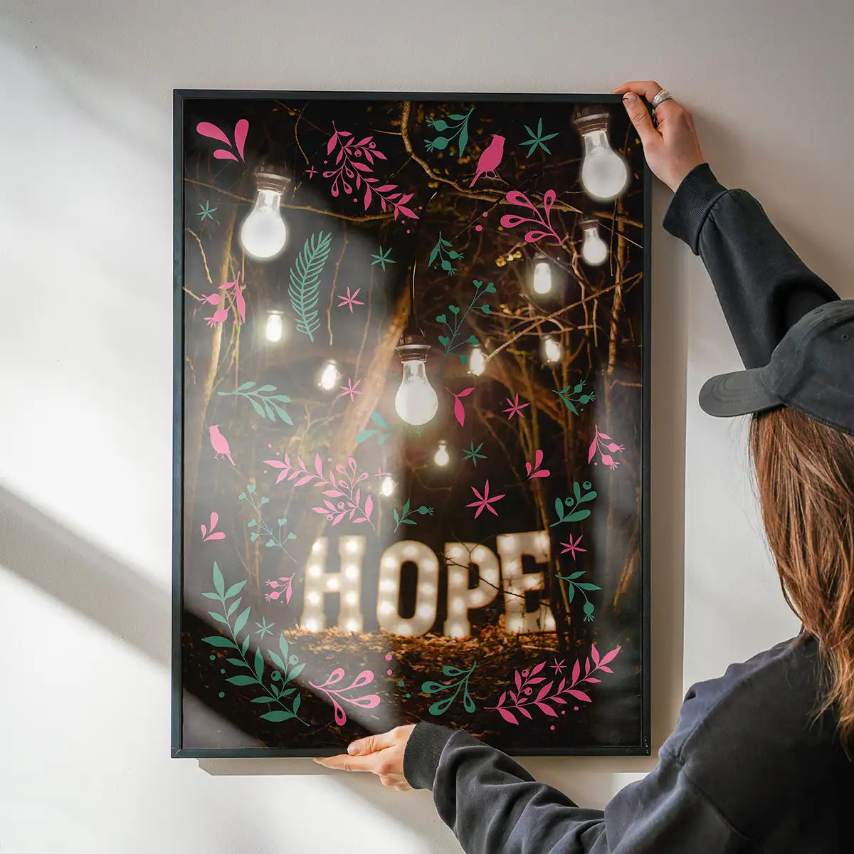 Hope Sign Christmas Print