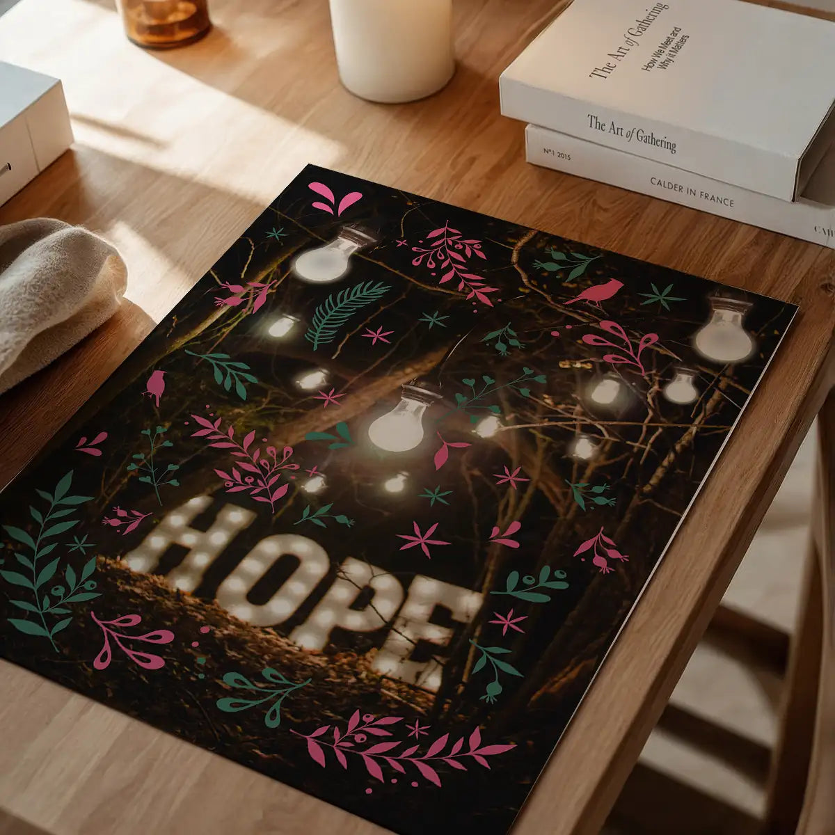 Hope Sign Christmas Print