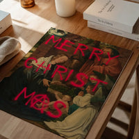 Nativity Spraypaint Christmas Print