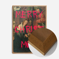 Nativity Spraypaint Christmas Print