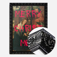 Nativity Spraypaint Christmas Print