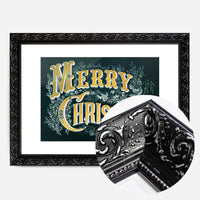Gold Lettering Christmas Print
