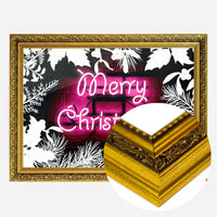 Pink Neon Christmas Print