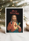 Jesus Merry Christmas A6 Christmas Greetings Card