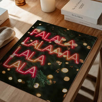 Falalalala Neon Christmas Print