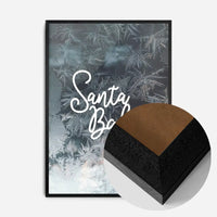 Santa Baby Script Frost Christmas Print