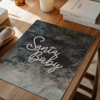 Santa Baby Script Frost Christmas Print